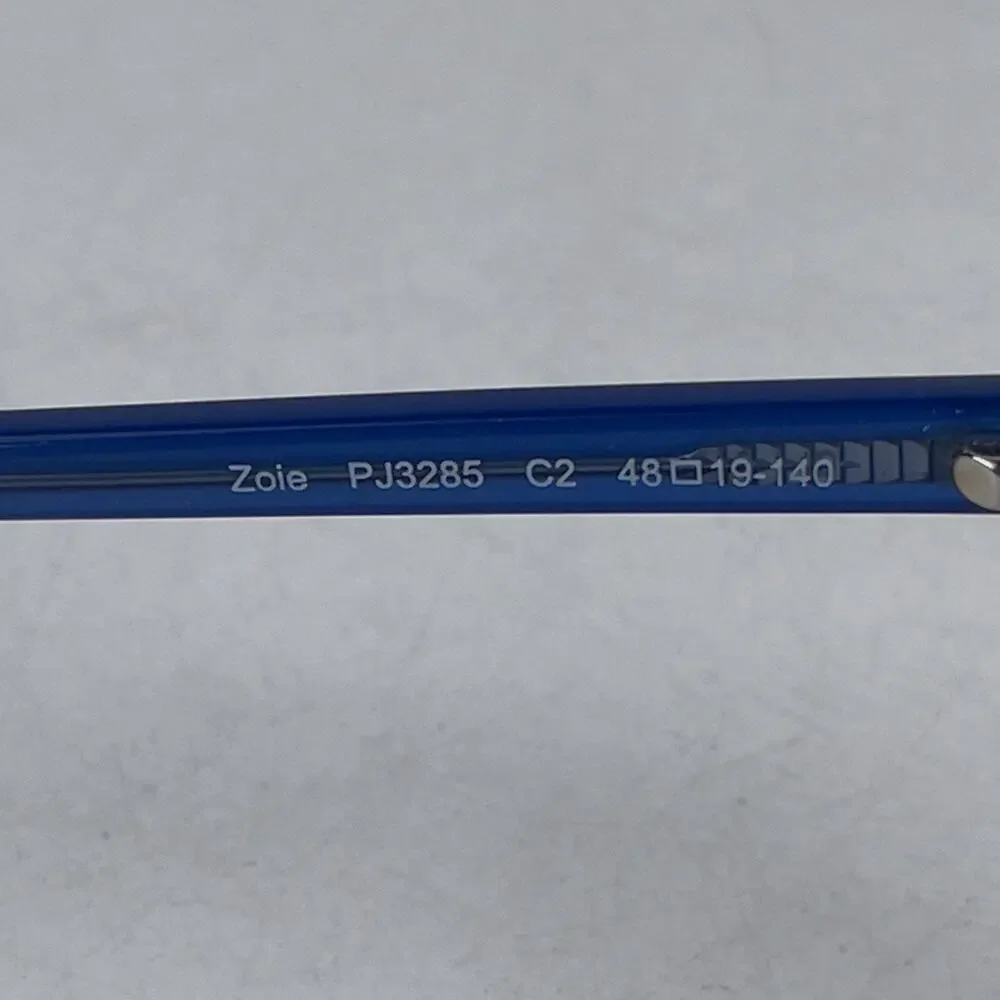 Pepe Gecko PJ 3285 Women Eyeglasses Frame Black Blue Plastic Full‎ Rim 48-19-140
